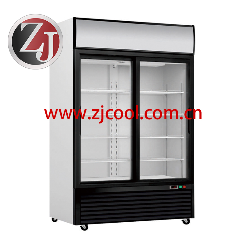 Slide Door Upright  Beverage Cooler