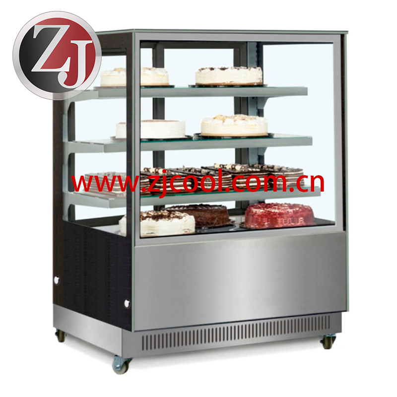 Cake Showcase Bakery Showcase Glass Refrigerator Refrigeration Equipment  